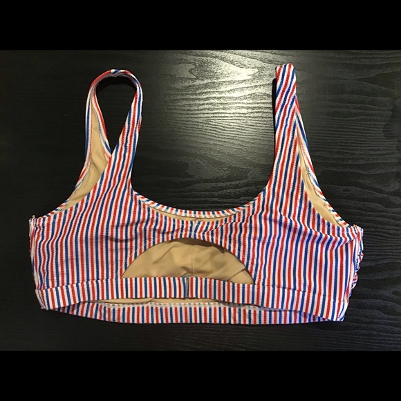 Red White Blue swim top - Picture 2 of 6